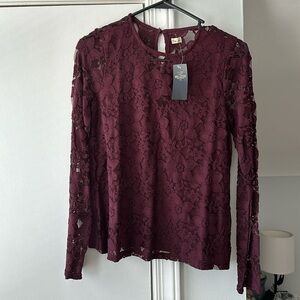 Lace Long Sleeve Shirt